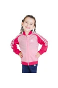 AGASALHO ADIDAS 1 J PES KNIT INFANTIL - Rosa/marinho