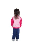 AGASALHO ADIDAS 1 J PES KNIT INFANTIL - Rosa/marinho
