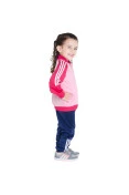 AGASALHO ADIDAS 1 J PES KNIT INFANTIL - Rosa/marinho