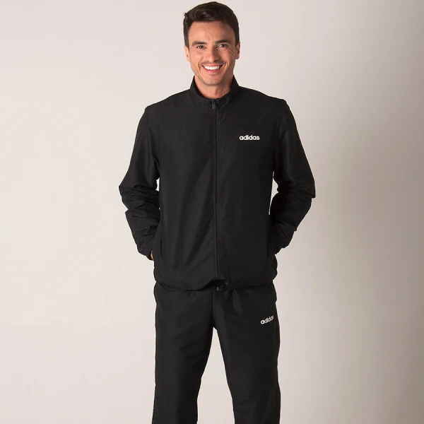 AGASALHO ADIDAS 24 7 WOVEN CUFFED MASCULINO - Preto