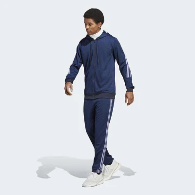 AGASALHO ADIDAS 3S DK TS COM CAPUZ MASCULINO - Marinho/azul
