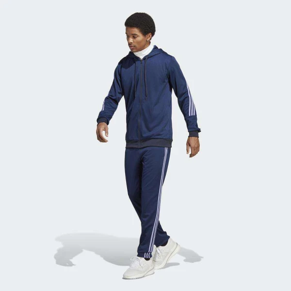 AGASALHO ADIDAS 3S DK TS COM CAPUZ MASCULINO - Marinho/azul