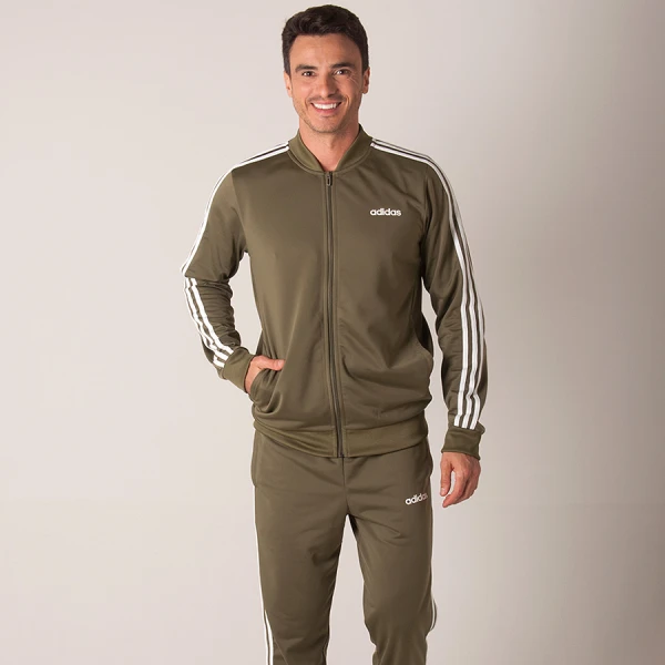 AGASALHO ADIDAS B2BAS 3S MASCULINO - Verde/branco