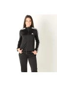 AGASALHO ADIDAS BACK 2 BASICS 3 STRIPES FEMININO - Preto/branco