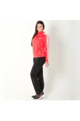 AGASALHO ADIDAS BACK 2 BASICS 3 STRIPES FEMININO - Vermelho/preto