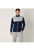 AGASALHO ADIDAS BACK 2 BASICS MASCULINO - Cinza/marinho AGASALHO ADIDAS BACK 2 BASICS MASCULINO - Cinza/marinho