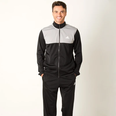 AGASALHO ADIDAS BACK 2 BASICS MASCULINO - Preto/cinza