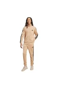 AGASALHO ADIDAS BASIC 3S TRICOT TRACK MASCULINO - Bege/preto