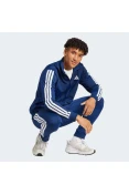 AGASALHO ADIDAS BASIC 3S TRICOT TRACK MASCULINO - Marinho/branco