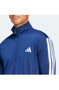 AGASALHO ADIDAS BASIC 3S TRICOT TRACK MASCULINO - Marinho/branco