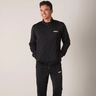 AGASALHO ADIDAS BASICS MASCULINO - Preto AGASALHO ADIDAS BASICS MASCULINO - Preto