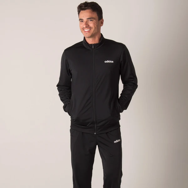 AGASALHO ADIDAS BASICS MASCULINO - Preto AGASALHO ADIDAS BASICS MASCULINO - Preto