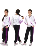 AGASALHO ADIDAS COM CAPUZ PES INFANTIL - Branco/preto