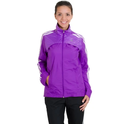 AGASALHO ADIDAS COOL TRAINING WOV FEMININO - Roxo/preto AGASALHO ADIDAS COOL TRAINING WOV FEMININO - Roxo/preto