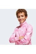 AGASALHO ADIDAS DE MALHA SEASONAL ESSENTIALS LOGO CELEBRATION INFANTIL - Rosa/pink
