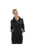 AGASALHO ADIDAS ESS 3S KNIT WOM FEMININO - Preto/branco