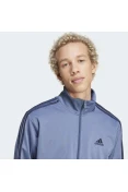 AGASALHO ADIDAS ESSENTIAL 3 STRIPES MASCULINO - Azul/preto AGASALHO ADIDAS ESSENTIAL 3 STRIPES MASCULINO - Azul/preto