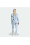 AGASALHO ADIDAS ESSENTIALS 3-STRIPES FEMININO - Azul celeste/branco