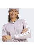 AGASALHO ADIDAS ESSENTIALS 3-STRIPES FEMININO - Lilas/branco