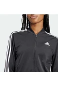 AGASALHO ADIDAS ESSENTIALS 3-STRIPES FEMININO - Preto/branco