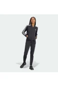 AGASALHO ADIDAS ESSENTIALS 3-STRIPES FEMININO - Preto/branco