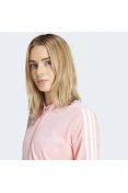 AGASALHO ADIDAS ESSENTIALS 3-STRIPES FEMININO - Rosa/branco