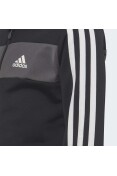 AGASALHO ADIDAS ESSENTIALS 3-STRIPES SHINY INFANTIL - Preto/branco