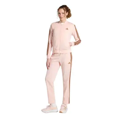 AGASALHO ADIDAS ESSENTIALS 3S FEMININO - Rosa/marrom