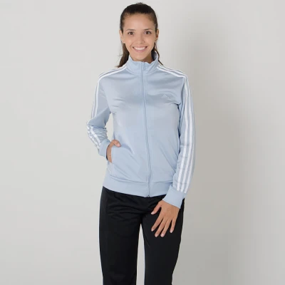 AGASALHO ADIDAS KN TS 1 FEMININO - Azul celeste/preto