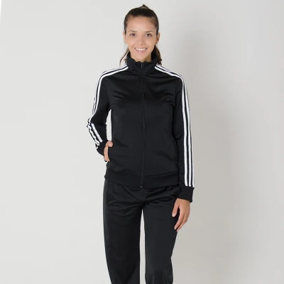 AGASALHO ADIDAS KN TS 1 FEMININO - Preto/branco AGASALHO ADIDAS KN TS 1 FEMININO - Preto/branco