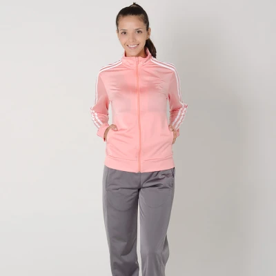 AGASALHO ADIDAS KN TS 1 FEMININO - Rosa/grafite AGASALHO ADIDAS KN TS 1 FEMININO - Rosa/grafite