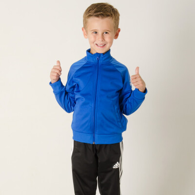 AGASALHO ADIDAS LB KN TRACKSUIT INFANTIL - Azul/preto