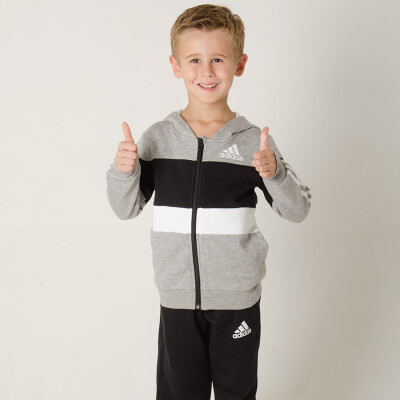 AGASALHO ADIDAS LB THEMES INFANTIL - Cinza/preto
