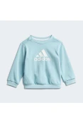 AGASALHO ADIDAS LOGO BOS JOG FT INFANTIL - Azul/marinho
