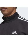 AGASALHO ADIDAS MALHA 3-STRIPES MASCULINO - Preto/branco