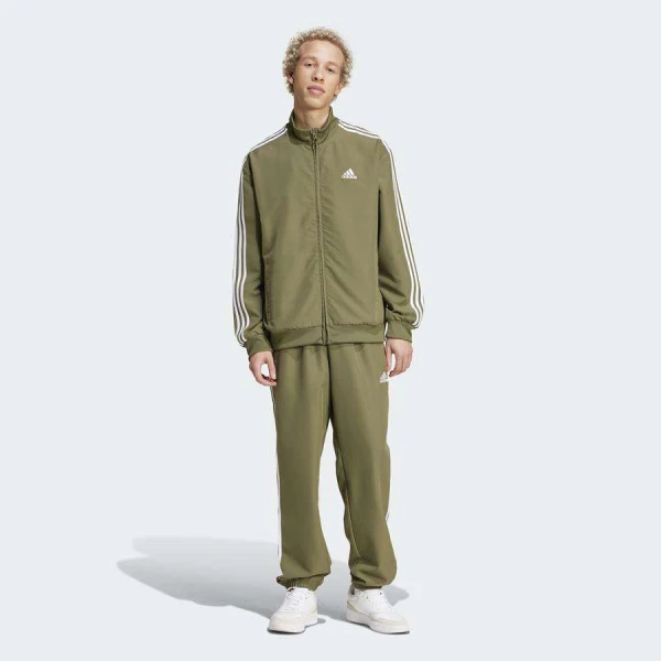 AGASALHO ADIDAS MALHA 3-STRIPES MASCULINO - Verde