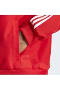 AGASALHO ADIDAS MALHA 3-STRIPES MASCULINO - Vermelho/preto