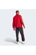 AGASALHO ADIDAS MALHA 3-STRIPES MASCULINO - Vermelho/preto