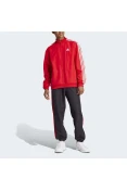 AGASALHO ADIDAS MALHA 3-STRIPES MASCULINO - Vermelho/preto