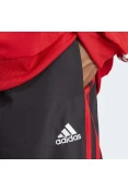 AGASALHO ADIDAS MALHA 3-STRIPES MASCULINO - Vermelho/preto