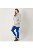 AGASALHO ADIDAS PES HOODY TIGHT FEMININO - Cinza/azul AGASALHO ADIDAS PES HOODY TIGHT FEMININO - Cinza/azul