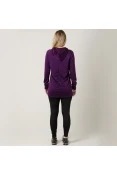 AGASALHO ADIDAS PES HOODY TIGHT FEMININO - Roxo/preto AGASALHO ADIDAS PES HOODY TIGHT FEMININO - Roxo/preto
