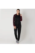 AGASALHO ADIDAS RE FOCUS FEMININO - Preto/bordo