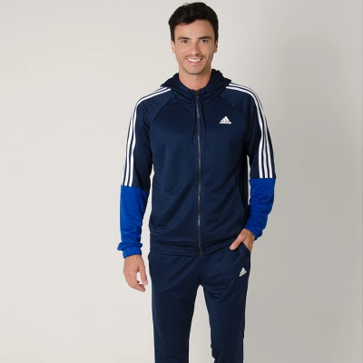 AGASALHO ADIDAS RE-FOCUS MASCULINO - Marinho/branco AGASALHO ADIDAS RE-FOCUS MASCULINO - Marinho/branco