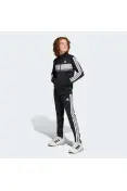 AGASALHO ADIDAS SEASONAL ESS TIBERIO 3S INFANTIL - Preto/branco