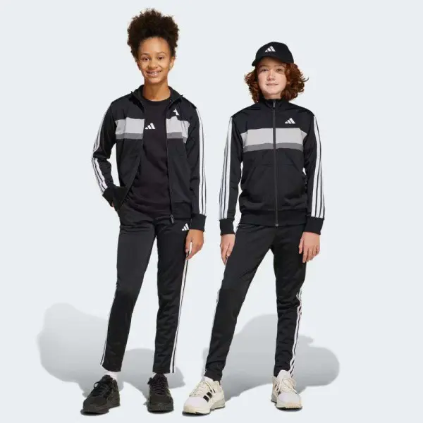 AGASALHO ADIDAS SEASONAL ESS TIBERIO 3S INFANTIL - Preto/branco
