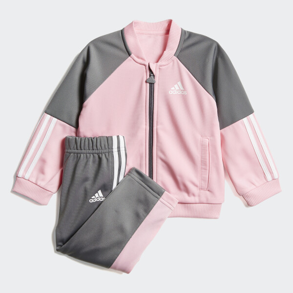 AGASALHO ADIDAS SHINY TS INFANTIL - Rosa/grafite