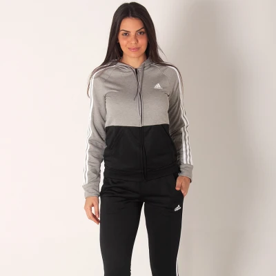 AGASALHO ADIDAS WTS GAME TIME FEMININO - Cinza/preto