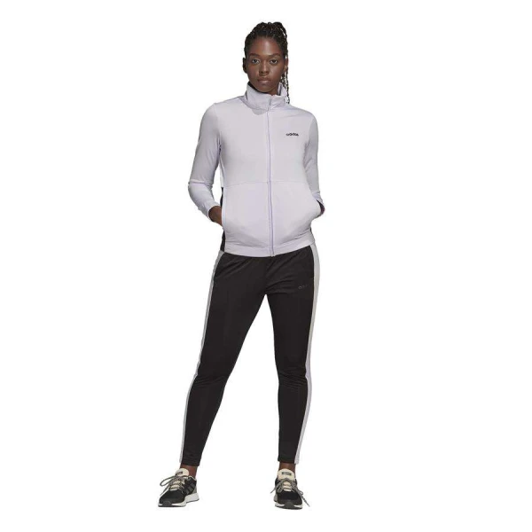 AGASALHO ADIDAS WTS PLAIN TRICOT FEMININO - Lilas/preto