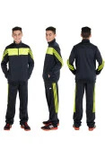 AGASALHO ADIDAS YB TS TRN KN OH INFANTIL - Chumbo/verde AGASALHO ADIDAS YB TS TRN KN OH INFANTIL - Chumbo/verde